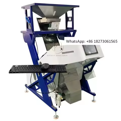 50-8000kg/h Beans Rice Garin Salt Color Sorter Machine Cardamom Small Rice Color Sorting Machine Col
