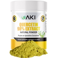 AKI Quercetin Powder 98% Sophora Japonica Flower Extract Quercetin 725mg, Helpful in Increase Energy