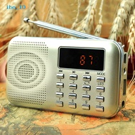 IBA-L218AM Digital Radio 2 Inch Rechargeable Emergency Flashlight AM FM Portable Radio Speaker