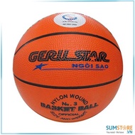 Geru Star Rubber B3 Basketball - Ball Suitable for Everyone