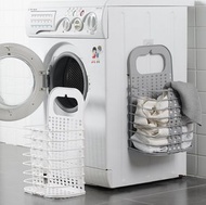 Casual House - (白色 掛牆/座地) 可摺叠髒衣收纳箱 x 1個