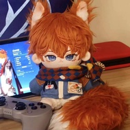 Diluc 20cm ผู้ชาย ตุ๊กตาผ้าฝ้าย ตุ๊กตาเด็ก ตุ๊กตาเด็กชาย ของเล่นสำหรับเด็ก อุปกรณ์เสริม เกม ตุ๊กตาผ้