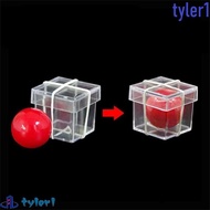 TYLER1 Clear Ball Through Box, Illusion Magic Magician Game Ball Penetrate Box, Funny Gimmick Props 