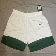 NIKE基本款籃球褲綠白配色