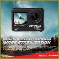 ۞ ♣ ▦ Supremo Ace 4K Dual Display Waterproof Action Camera