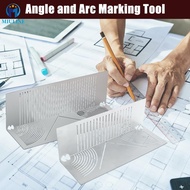 Bend Pipe Marking Tool Stainless Steel Angle Arc Marking Tool High Precision Square Pipe Marking Too