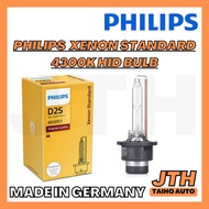 TAIHOAUTO PHILIPS Xenon Standard HID 4300K Headlight Bulb D1S / D2S / D3S / D4S / D5S Made In German