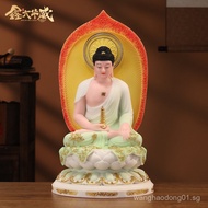 [Shop Hot Sale]White Marble Rulai Buddha Amitabha Buddha Three Treasures Buddha Medicine Buddha Home
