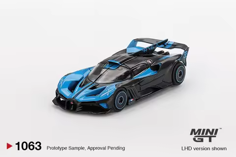 MINI GT 1:64 Bolide Presentation Blue Diecast Model Car