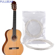 PULLBEAR Classical Guitar Strings, Nylon Silver Guitar Strings, Guitar Accessories Clear Plating Hig