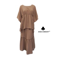 Jessica Minkoff Set Blouse Kelawar + Skirt Beropol Moden Baju Raya Muslimah DR7026