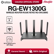 Wireless Router Ruijie Reyee RG-EW1300G 1300Mbps Gigabit Band-Ganda 2Band 2.4GHz & 5GHz WiFi 5 RG EW