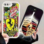 N48 Fashionable design Black and white silicone Casing for Realme C2 C2s OPPO A5 A3s A12e A1K Case