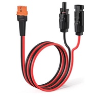 12AWG  Solar to XT60i Cable 1FT 3.3FT 6.5FT 9.8FT 49FT Solar Connector to XT60i Adapter Cable for Po