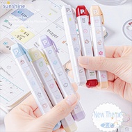SSUNSHINE Seal Pen, Portable Detachable Arrival Cute To Do List Journal Stamp,  Multi-Head Stamp Mar