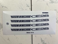 สติ๊กเกอร์ล้อ CE28 (1ชุดติดได้4ล้อ) เคลือบเงาUVแท้ คุณภาพเกรดพรีเมี่ยม VOLK RACING CE28