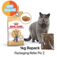 Royal Canin British Short Hair Adult (1kg) - Royal Canin British Shorthair Cat Food