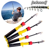 EDANAD Telescopic Fishing Rod Mini Travel Adjustable Carp Feeder