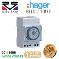 Promo Hager Timer EH111 Time Switch Analog Automatic Auto 16A 230V 50HZ 24H Discount