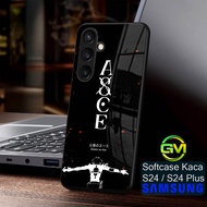 HP Samsung S24 Glass Softcase | S24FE | S24Plus | Fe Plus |GM27| Samsung S24Plus Case Cover | Mika A