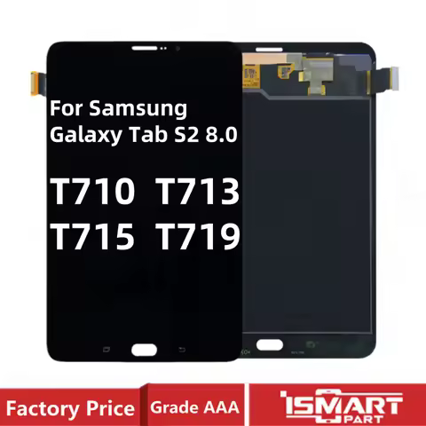 T710 T715 LCD For Samsung Galaxy Tab S2 8.0 T713 T719 SM-T710 SM-T715 Screen Touch Display Digitizer