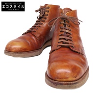 รองเท้าบูทผูกเชือกหัวเรียบ Alden รุ่น 306 มือสอง ไซส์ US9D พร้อมโลโก้แบบเก่า