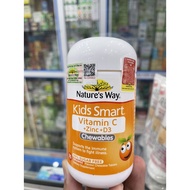 Nature’s Way Kids Smart Vitamin C + Zinc + D3 Chewable - Supports supplementing Vitamin C, Vitamin D