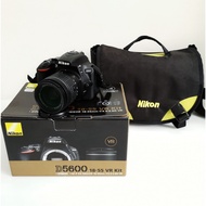 [USED] Nikon D5600 24.2 Mega pixels with 18-55mm Lens Kit, Touch Screen, WiFi, Condition Like NEW