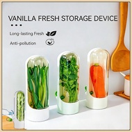 Fresh Herb Keeper Vegetable Fresh-keeping Pod Container Mint Parsley Asparagus Pod Sealing Lid