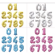 40cm Number Foil Balloon Foil Balloon Number Balloon