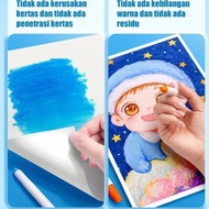 Kuailiwen Washable silky crayon / crayon putar / crayon mewarnai Crayon isi 12 / Crayon isi 24 / cra