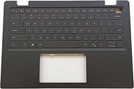 Replacement Laptop Upper Case Palmrest Non-Backlit Keyboard Assembly Part for Dell Latitude 14 3420 