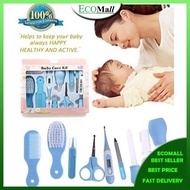 EcoCare 10 Pcs New Born Infant Baby Toddler Bathing Grooming Safety Nursery
