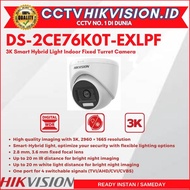 HIKVISION 5MP DS-2CE76K0T-EXLPF Hikvision Indoor CCTV Analog Camera 5MP Dual Light