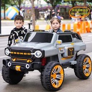 【優選】新款坦克四輪四驅越野雙人寶寶電動汽車兒童電動車可坐大人玩具車