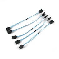 MITXPC 5 Pieces of 8" inches (20cm) Ultra Thin Straight to Straight SATA Cable