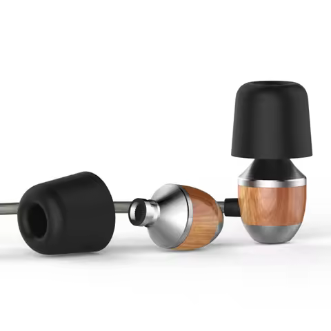 Original VJJB K4 K4S Wooden In-Ear Earphone Magic Sound Bass Earphones for iPhone Samsung Xiaomi Hua