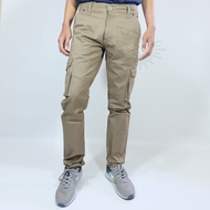 Ynh Store - Men's Long Cargo Pants - Cargo Pants - Men's Slim Fit Mocca Pants