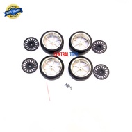 WPL D12 D14 D14S 4pcs drift tires including rims size diameter 54mm tire width 22mm rim tires set WP