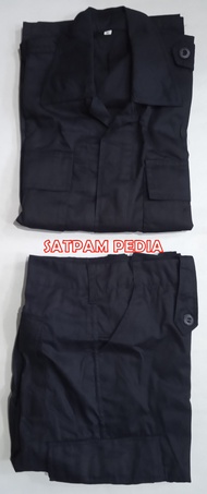 Seragam PDL Drill Satpam Biru - Seragam PDL Satpam Drill Biru