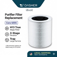 Levoit Core 600S-RF Air Purifier Replacement Filter H13 True HEPA - For Air Purifier Core 600S