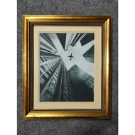 S.a.Frame | / Photo Frame Gold Wood Frame Carved Dots 10R/8R 6R/4R