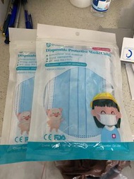 全新PDA CE認證 兒童口罩 每包10個