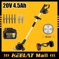 KEELAT Lawn Mower Mesin Rumput Lawn Mower Grass Cutter Household Electric Grass Trimmer
