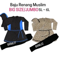 Baju Renang Wanita Muslimah Dewasa BIG size Jumbo 4L 5L