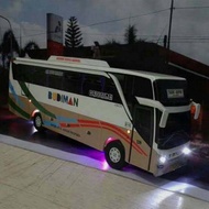 MINIBUS / Miniatur bus bis mainan BUDIMAN + LAMPU