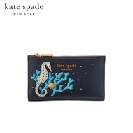 KATE SPADE NEW YORK WHAT THE SHELL EMBELLISHED SMALL SLIM BIFOLD WALLET KC093 กระเป๋าสตางค์