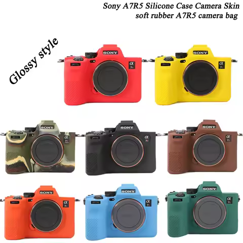 Soft Silicone Camera Case Body Bag For Sony A7RV A7R5 Rubber Case Protective Cover Skin