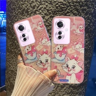 2024 New TPU Softcase for OPPO Reno11 F 5G OPPOReno11F Reno11F Reno 11 F 11F Phone Casing Lovely Cute Cartoon Handphone Case Pink Bow Cat Back Coverfor Girls