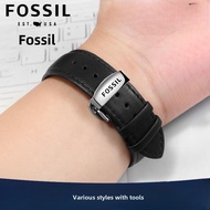 7/24 ✈ In stock12/14/16/18/20/22/24mm Genuine Plain Leather Strap for Fossil Watch Band Men Women Br